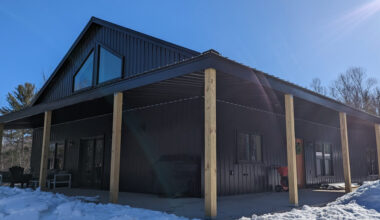 barndominiums in the mountains where modern steel meets timeless snow