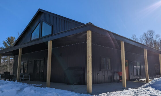 barndominiums in the mountains where modern steel meets timeless snow