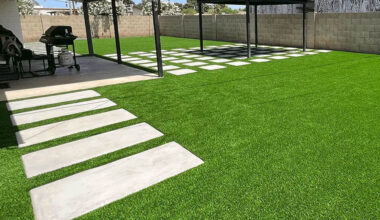 transforming outdoor spaces with professional synthetic turf installation
