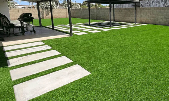 transforming outdoor spaces with professional synthetic turf installation
