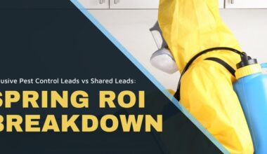 Exclusive Pest Control Leads vs Shared Leads Spring ROI Breakdown