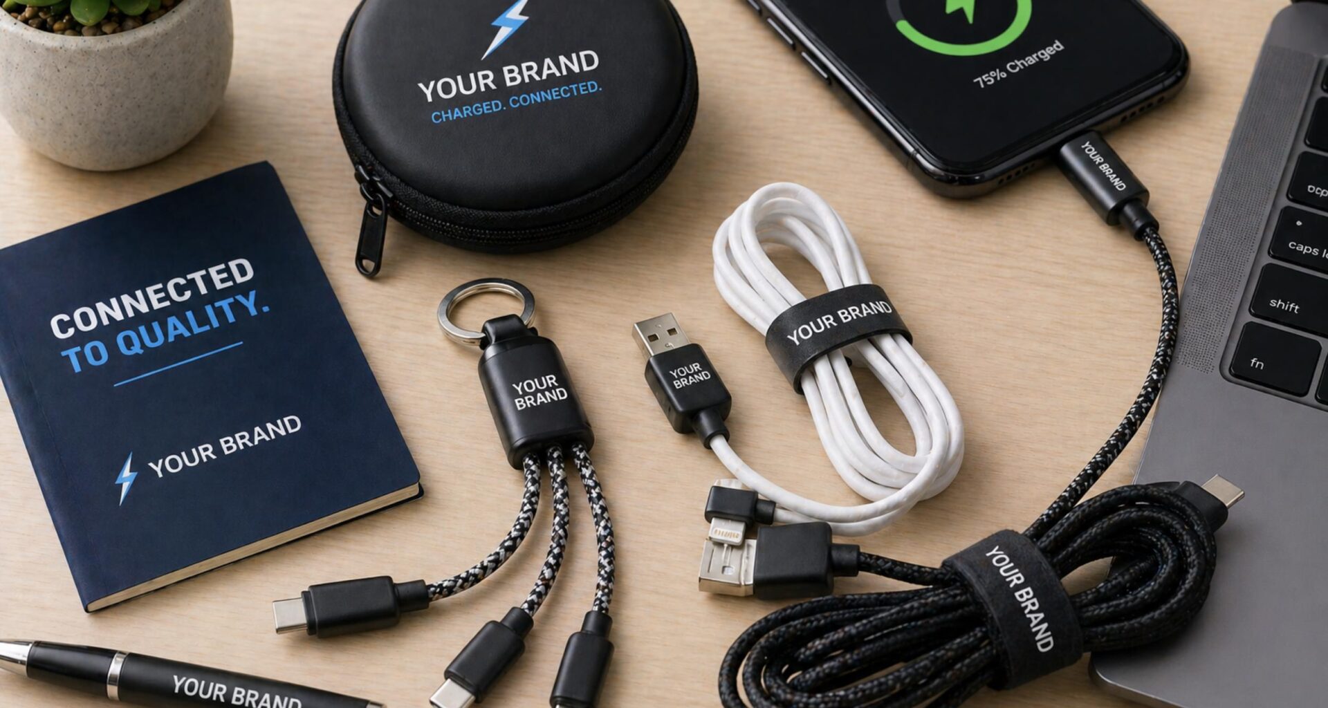 Why Branded Charging Cables Deliver Constant Exposure