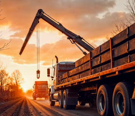 how the equipment behind large construction projects often goes unnoticed