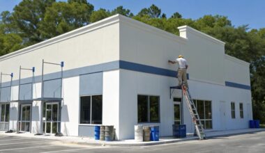 Exterior Commercial Painting in Langley British Columbia