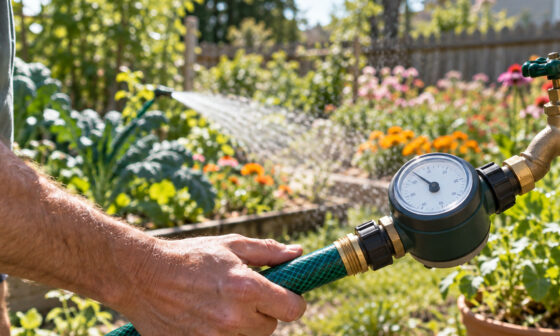 Measuring Garden Water Usage